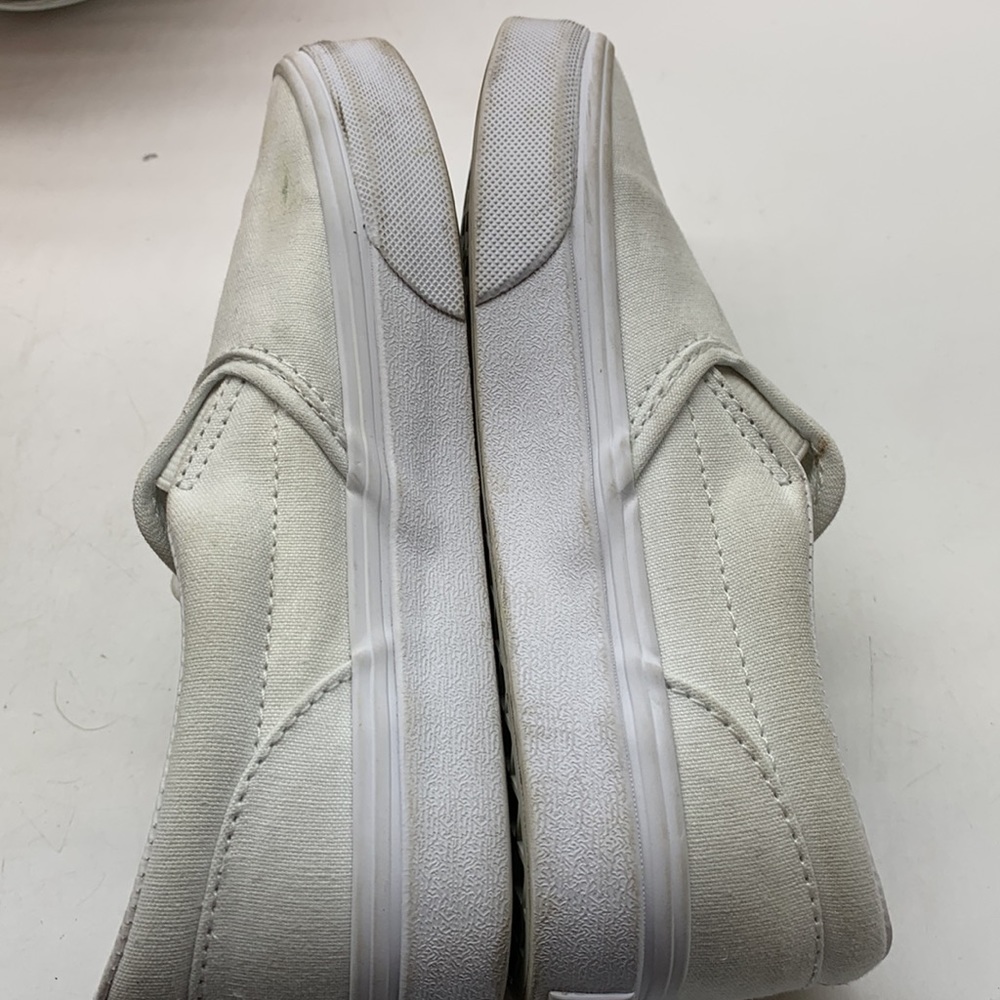 Vans off The Wall White slip on loafer Sz 1.5 - Picture 7 of 9
